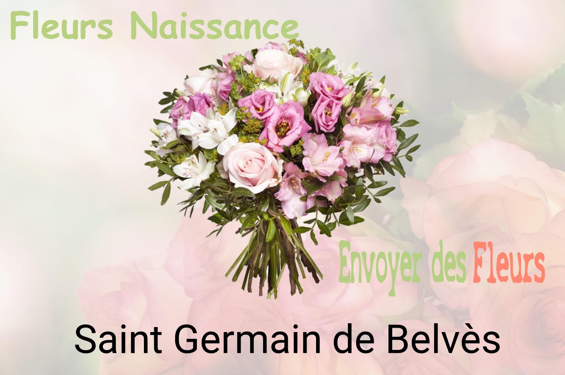 Bouquet de fleurs de naissance livré à Saint-Germain-de-Belvès