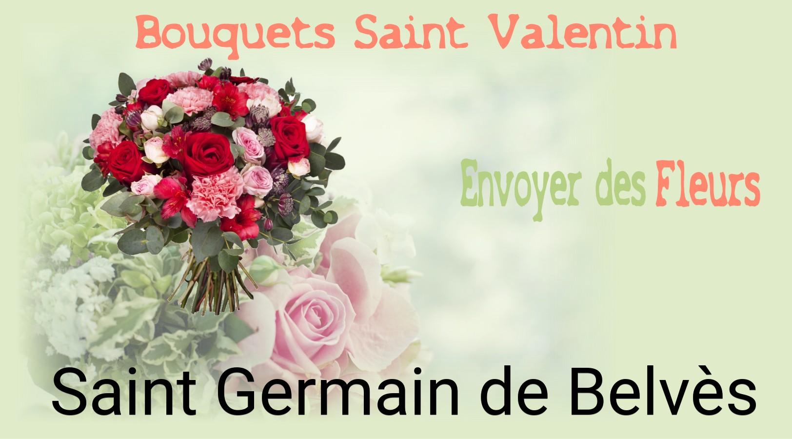Roses de Saint-Valentin livrées à Saint-Germain-de-Belvès